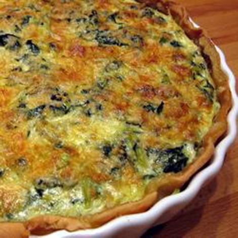 quiche espinafre queijo